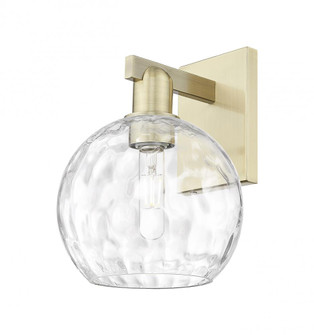 Athens Water Glass - 1 Light - 8 inch - Antique Brass - Sconce (3442|716-1W-AB-G1215-8)