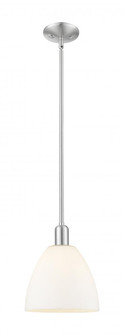 Bristol - 1 Light - 9 inch - Brushed Satin Nickel - Stem hung - Mini Pendant (3442|716-1S-SN-GBD-91)