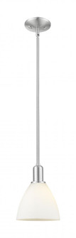 Bristol - 1 Light - 8 inch - Brushed Satin Nickel - Stem hung - Mini Pendant (3442|716-1S-SN-GBD-751)