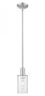 Clymer - 1 Light - 4 inch - Brushed Satin Nickel - Stem hung - Mini Pendant (3442|716-1S-SN-G802)