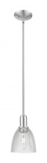 Castile - 1 Light - 6 inch - Brushed Satin Nickel - Stem hung - Mini Pendant (3442|716-1S-SN-G382)