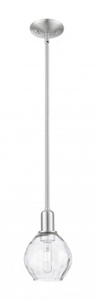 Waverly - 1 Light - 6 inch - Brushed Satin Nickel - Stem hung - Mini Pendant (3442|716-1S-SN-G362)