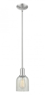 Caledonia - 1 Light - 5 inch - Brushed Satin Nickel - Stem hung - Mini Pendant (3442|716-1S-SN-G2511)