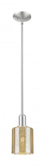 Cobbleskill - 1 Light - 5 inch - Brushed Satin Nickel - Stem hung - Mini Pendant (3442|716-1S-SN-G116)