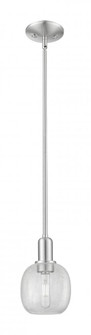 Belfast - 1 Light - 6 inch - Brushed Satin Nickel - Stem hung - Mini Pendant (3442|716-1S-SN-G105)