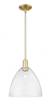 Bristol - 1 Light - 12 inch - Satin Gold - Stem hung - Mini Pendant (3442|716-1S-SG-GBD-124)