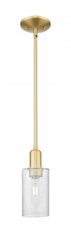 Clymer - 1 Light - 4 inch - Satin Gold - Stem hung - Mini Pendant (3442|716-1S-SG-G804)