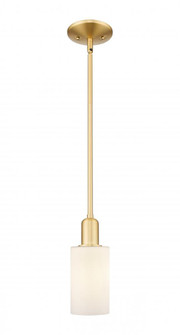 Clymer - 1 Light - 4 inch - Satin Gold - Stem hung - Mini Pendant (3442|716-1S-SG-G801)
