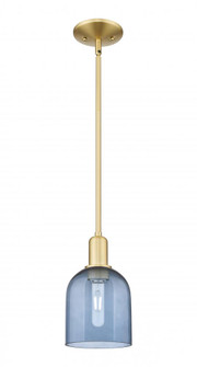 Bella - 1 Light - 6 inch - Satin Gold - Stem hung - Mini Pendant (3442|716-1S-SG-G558-6BL)