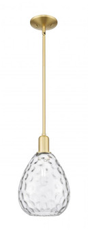 Waverly - 1 Light - 8 inch - Satin Gold - Stem hung - Mini Pendant (3442|716-1S-SG-G372)