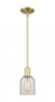 Caledonia - 1 Light - 5 inch - Satin Gold - Stem hung - Mini Pendant (3442|716-1S-SG-G2511)
