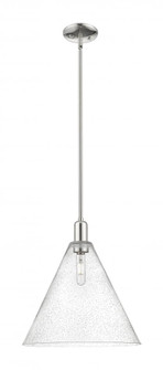 Berkshire Glass - 1 Light - 16 inch - Polished Nickel - Stem hung - Mini Pendant (3442|716-1S-PN-GBC-164)