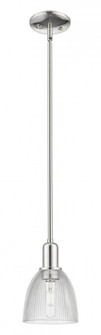 Castile - 1 Light - 6 inch - Polished Nickel - Stem hung - Mini Pendant (3442|716-1S-PN-G382)