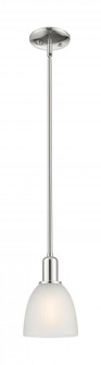 Castile - 1 Light - 6 inch - Polished Nickel - Stem hung - Mini Pendant (3442|716-1S-PN-G381)