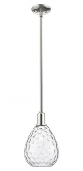 Waverly - 1 Light - 8 inch - Polished Nickel - Stem hung - Mini Pendant (3442|716-1S-PN-G372)