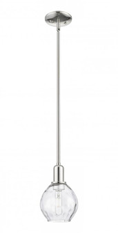 Waverly - 1 Light - 6 inch - Polished Nickel - Stem hung - Mini Pendant (3442|716-1S-PN-G362)