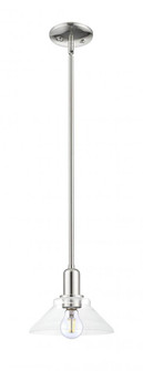 Orwell - 1 Light - 8 inch - Polished Nickel - Stem hung - Mini Pendant (3442|716-1S-PN-G132)