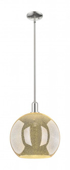 Athens - 1 Light - 14 inch - Polished Nickel - Stem hung - Mini Pendant (3442|716-1S-PN-G128-14)