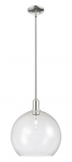 Athens - 1 Light - 14 inch - Polished Nickel - Stem hung - Mini Pendant (3442|716-1S-PN-G124-14)