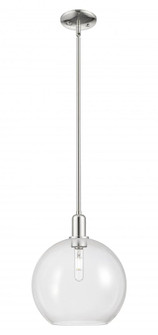 Athens - 1 Light - 12 inch - Polished Nickel - Stem hung - Mini Pendant (3442|716-1S-PN-G122-12)