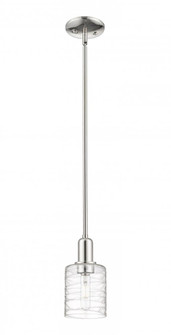 Cobbleskill - 1 Light - 5 inch - Polished Nickel - Stem hung - Mini Pendant (3442|716-1S-PN-G1113)