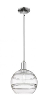 Rochester - 1 Light - 10 inch - Polished Chrome - Stem hung - Mini Pendant (3442|716-1S-PC-G556-10CL)