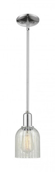 Caledonia - 1 Light - 5 inch - Polished Chrome - Stem hung - Mini Pendant (3442|716-1S-PC-G2511)