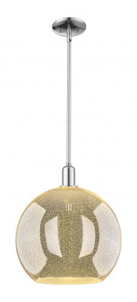 Athens - 1 Light - 14 inch - Polished Chrome - Stem hung - Mini Pendant (3442|716-1S-PC-G128-14)