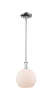 Athens - 1 Light - 8 inch - Polished Chrome - Stem hung - Mini Pendant (3442|716-1S-PC-G121-8)