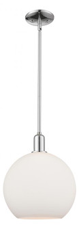 Athens - 1 Light - 12 inch - Polished Chrome - Stem hung - Mini Pendant (3442|716-1S-PC-G121-12)