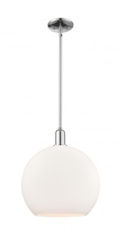 Athens - 1 Light - 14 inch - Polished Chrome - Stem hung - Mini Pendant (3442|716-1S-PC-G121-14)