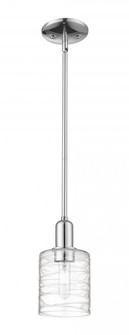 Cobbleskill - 1 Light - 5 inch - Polished Chrome - Stem hung - Mini Pendant (3442|716-1S-PC-G1113)