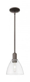 Bristol - 1 Light - 8 inch - Oil Rubbed Bronze - Stem hung - Mini Pendant (3442|716-1S-OB-GBD-752)