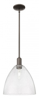 Bristol - 1 Light - 12 inch - Oil Rubbed Bronze - Stem hung - Mini Pendant (3442|716-1S-OB-GBD-124)