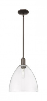 Bristol - 1 Light - 12 inch - Oil Rubbed Bronze - Stem hung - Mini Pendant (3442|716-1S-OB-GBD-122)