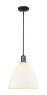 Bristol - 1 Light - 12 inch - Oil Rubbed Bronze - Stem hung - Mini Pendant (3442|716-1S-OB-GBD-121)
