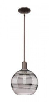 Rochester - 1 Light - 10 inch - Oil Rubbed Bronze - Stem hung - Mini Pendant (3442|716-1S-OB-G556-10SM)