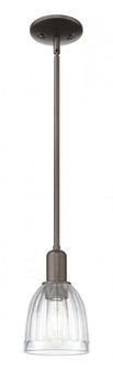 Brookfield - 1 Light - 6 inch - Oil Rubbed Bronze - Stem hung - Mini Pendant (3442|716-1S-OB-G442)
