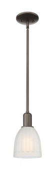 Brookfield - 1 Light - 6 inch - Oil Rubbed Bronze - Stem hung - Mini Pendant (3442|716-1S-OB-G441)
