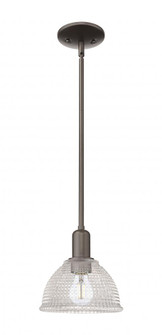 Arietta - 1 Light - 8 inch - Oil Rubbed Bronze - Stem hung - Mini Pendant (3442|716-1S-OB-G422)