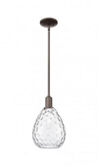 Waverly - 1 Light - 8 inch - Oil Rubbed Bronze - Stem hung - Mini Pendant (3442|716-1S-OB-G372)
