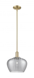 Fenton - 1 Light - 11 inch - Champagne Bronze - Stem hung - Mini Pendant (3442|716-1S-CB-G93-L)