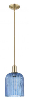 Bridal Veil - 1 Light - 8 inch - Champagne Bronze - Stem hung - Mini Pendant (3442|716-1S-CB-G559-8BL)