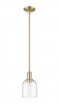 Bella - 1 Light - 6 inch - Champagne Bronze - Stem hung - Mini Pendant (3442|716-1S-CB-G558-6CL)