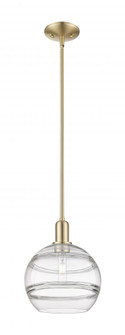 Rochester - 1 Light - 10 inch - Champagne Bronze - Stem hung - Mini Pendant (3442|716-1S-CB-G556-10CL)
