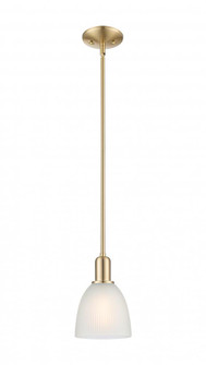 Castile - 1 Light - 6 inch - Champagne Bronze - Stem hung - Mini Pendant (3442|716-1S-CB-G381)