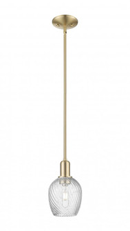 Salina - 1 Light - 6 inch - Champagne Bronze - Stem hung - Mini Pendant (3442|716-1S-CB-G292)