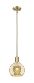 Athens - 1 Light - 8 inch - Champagne Bronze - Stem hung - Mini Pendant (3442|716-1S-CB-G128-8)