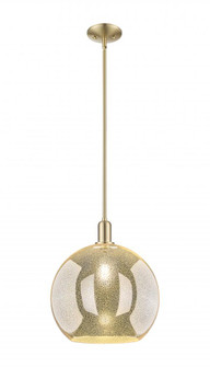 Athens - 1 Light - 14 inch - Champagne Bronze - Stem hung - Mini Pendant (3442|716-1S-CB-G128-14)