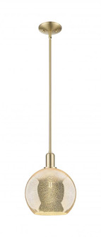 Athens - 1 Light - 10 inch - Champagne Bronze - Stem hung - Mini Pendant (3442|716-1S-CB-G128-10)